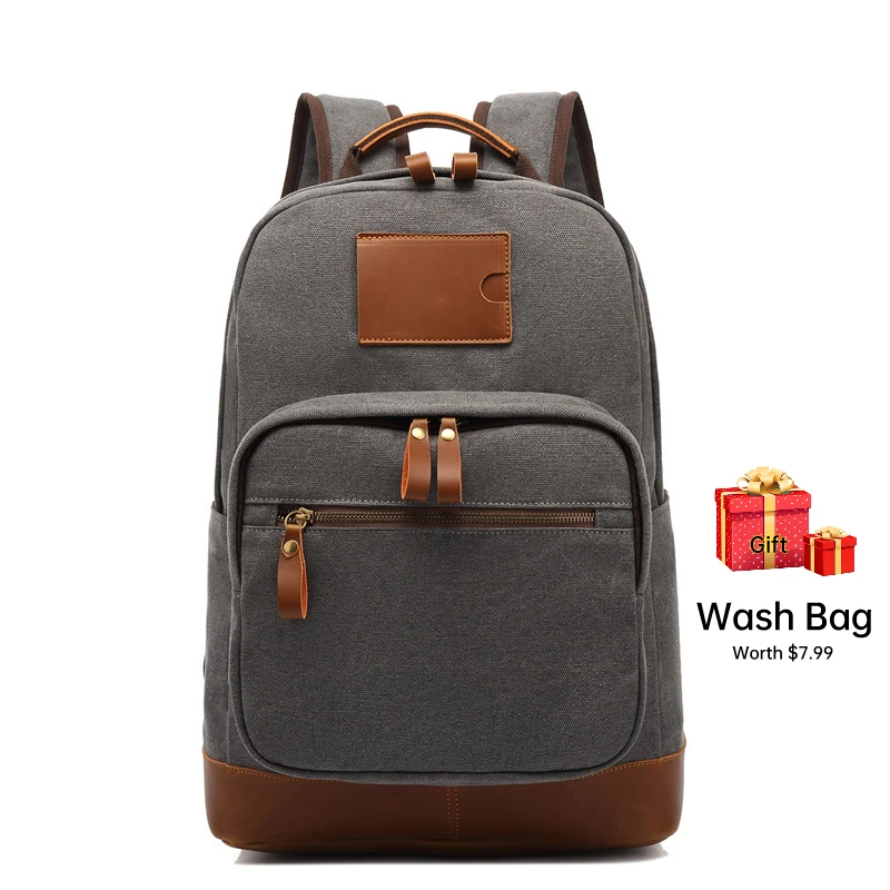 Retro Men's Canvas Backpack School Student Backpack Casual Large Capacity Travel Bag Multifunctional Rucksack Bag Laptop Bagpack
Retro Men's Canvas Backpack School Student Backpack Casual Large Capacity Travel Bag Multifunctional Rucksack Bag Laptop Bagpack
