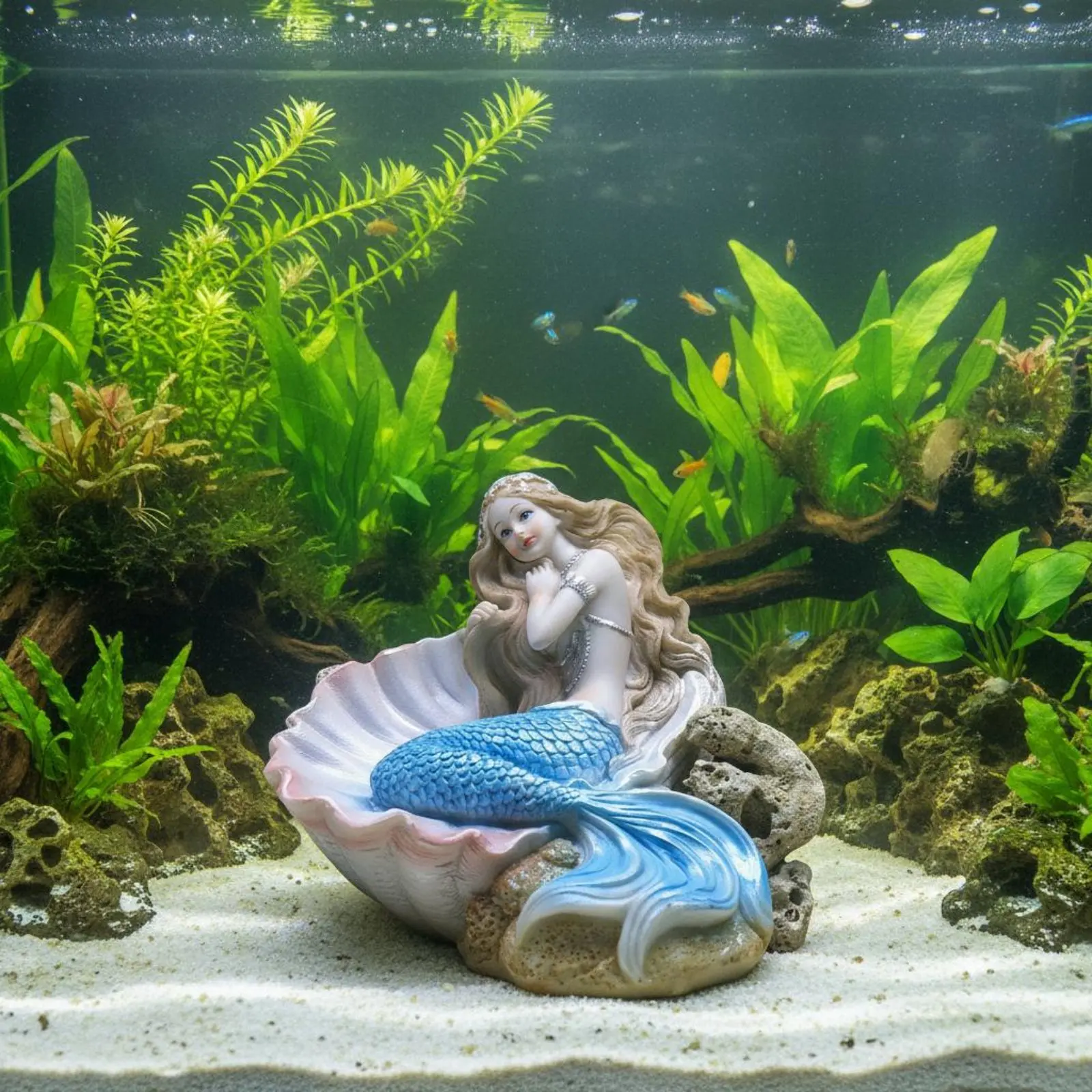 Aquatic Fishbowl Mermaid Decor Realistic Design House Decoration for Desktop
Aquatic Fishbowl Mermaid Decor Realistic Design House Decoration for Desktop