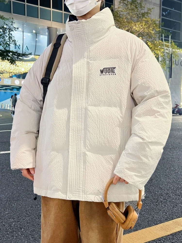 Men's Lightweight Thin down Jacket 2024 New Winter Thickened Bread Style Outerwear High-End Texture Heavy-Duty Cold Resistance
Men's Lightweight Thin down Jacket 2024 New Winter Thickened Bread Style Outerwear High-End Texture Heavy-Duty Cold Resistance