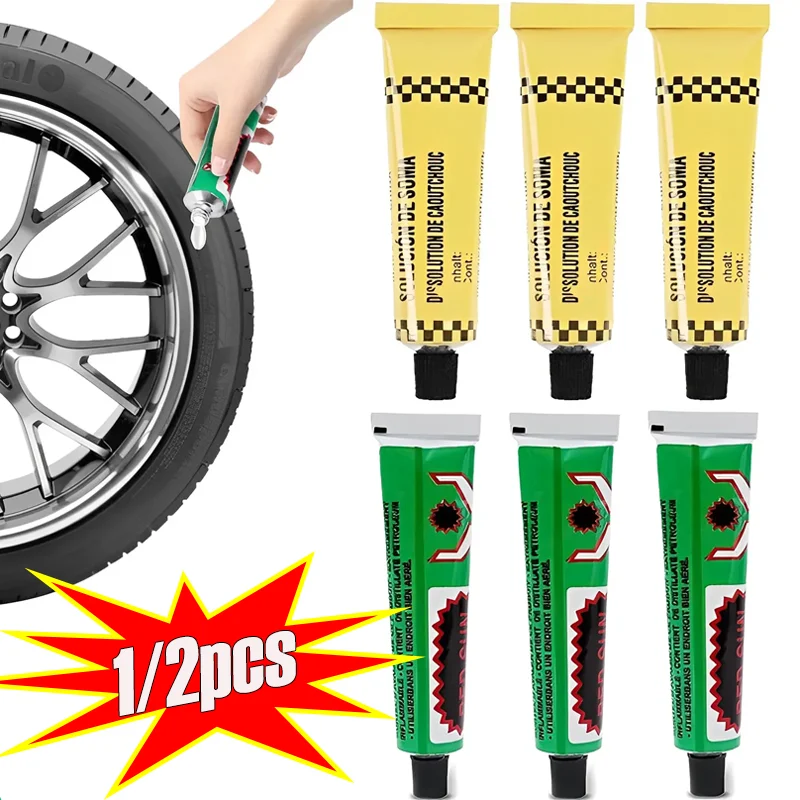 2 Styles Tire Tyre Repairing Glue Auto Motorcycle Bicycle Wheel Repairing Inner Tube Puncture Rubber Glue Tools Car Accessories
2 Styles Tire Tyre Repairing Glue Auto Motorcycle Bicycle Wheel Repairing Inner Tube Puncture Rubber Glue Tools Car Accessories