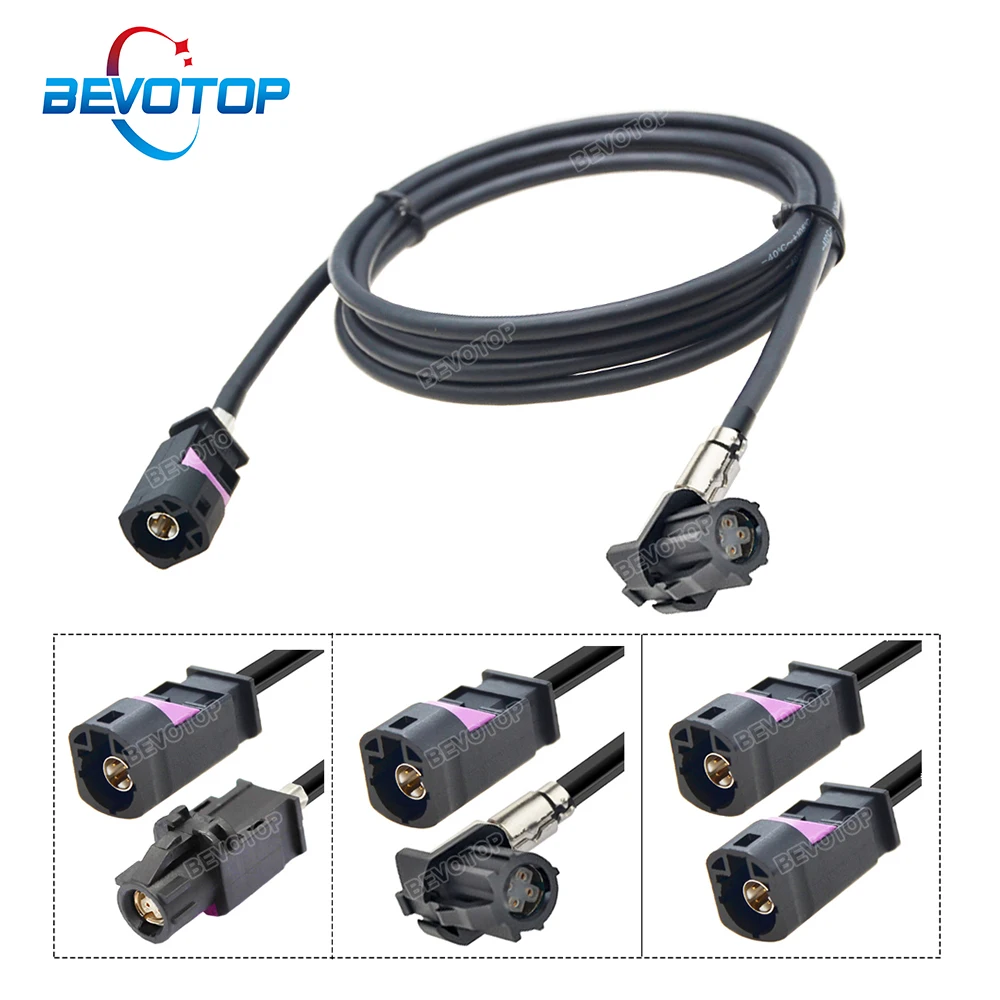 BEVOTOP Auto Wire Harness Black 4 Pin HSD A Female to A Female Straight / Right Angle 90° Jack High Speed 4 Core 535 LVDS Cable
BEVOTOP Auto Wire Harness Black 4 Pin HSD A Female to A Female Straight / Right Angle 90° Jack High Speed 4 Core 535 LVDS Cable