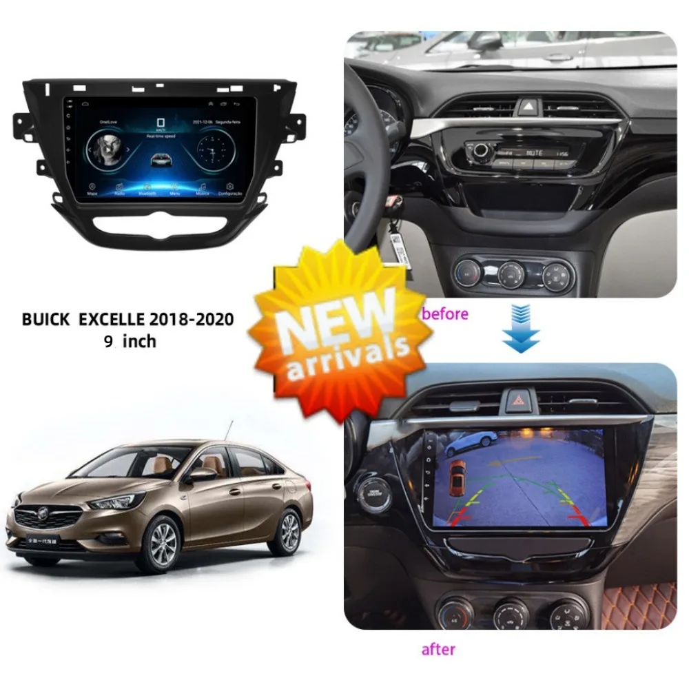 For BUICK EXCELLE 2018-2022 9inch Android Car Stereo MP5 Player Covers Panel Fascia Frame High-Quality ABS Fit Easy Installation
For BUICK EXCELLE 2018-2022 9inch Android Car Stereo MP5 Player Covers Panel Fascia Frame High-Quality ABS Fit Easy Installation