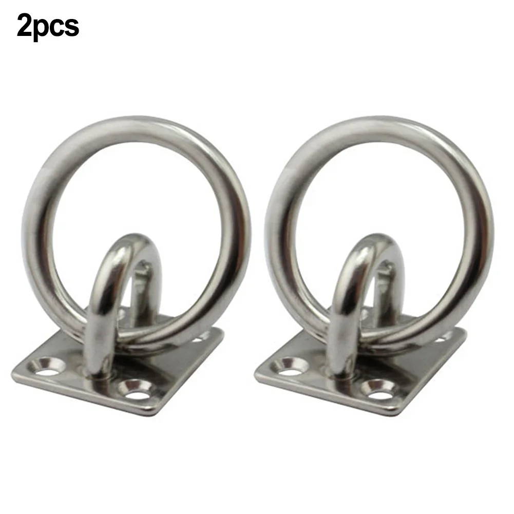 2pcs 316 Stainless Steel Marine Tie Down Anchors Eye Plates With Ring For Rigging Deck Boat Accessories
2pcs 316 Stainless Steel Marine Tie Down Anchors Eye Plates With Ring For Rigging Deck Boat Accessories