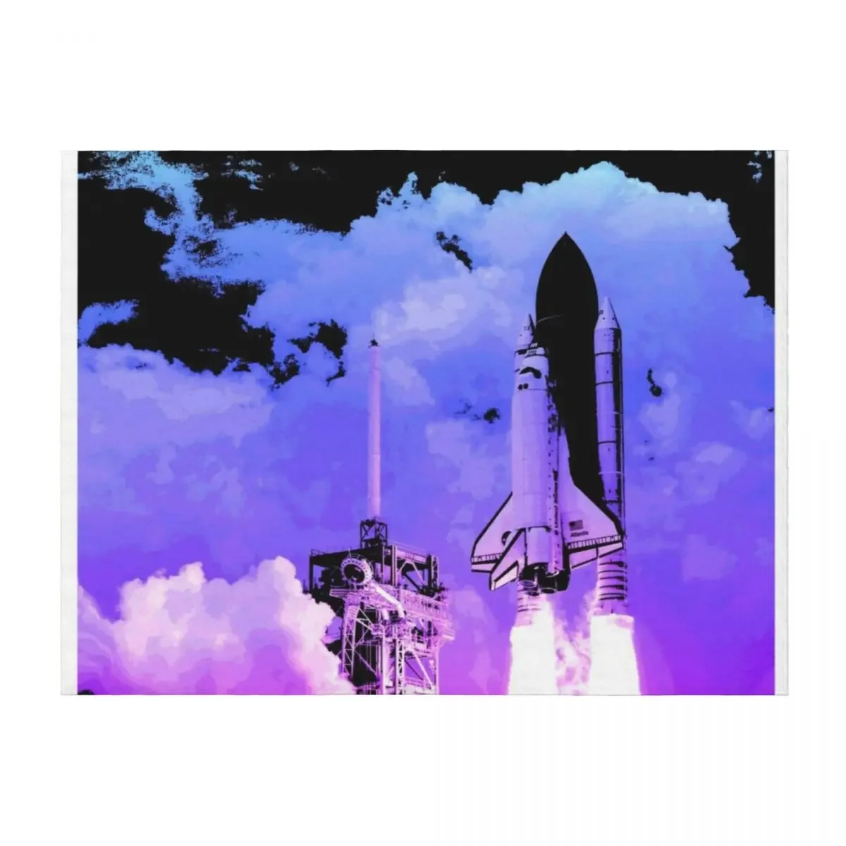 Rocket Ship Launch, Colorful Blue, Purple, & Pink Gradient Throw Blanket for babies Loose Luxury Blankets
Rocket Ship Launch, Colorful Blue, Purple, & Pink Gradient Throw Blanket for babies Loose Luxury Blankets