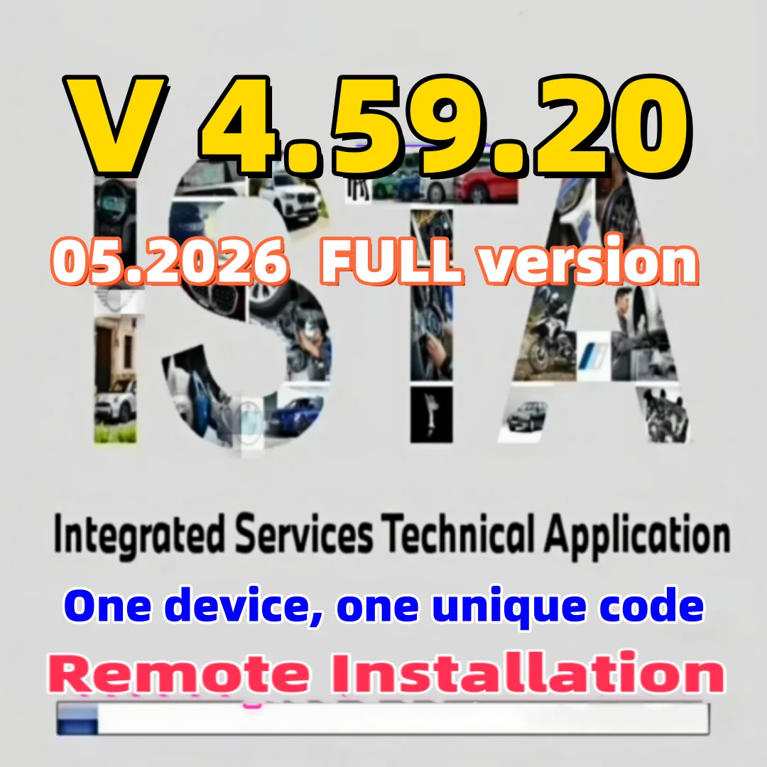 latest version 2026 For bmw ista 4.59.20 diagnostic software car programming map Circuit diagram Parts + Remote installation
latest version 2026 For bmw ista 4.59.20 diagnostic software car programming map Circuit diagram Parts + Remote installation