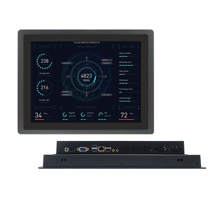 ZXY Универсальный промышленный панельный ПК с емкостным сенсорным экраном от 8 до 23,6 дюйма и соотношение сторон 4:3, совместимый с Linux Win Android Win
ZXY Универсальный промышленный панельный ПК с емкостным сенсорным экраном от 8 до 23,6 дюйма и соотношение сторон 4:3, совместимый с Linux Win Android Win