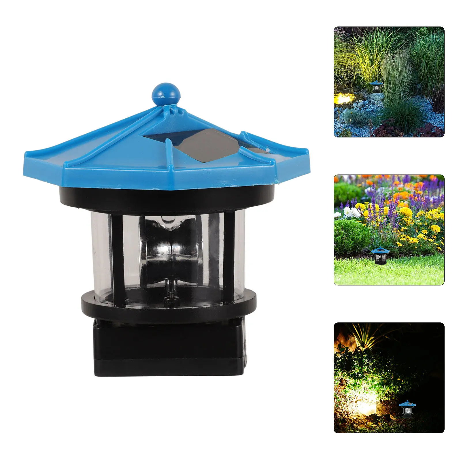 Solar Rotating Lighthouse Light 360 Degree Auto on Off Day Night Sensor Waterproof Outdoor Garden Courtyard LED
Solar Rotating Lighthouse Light 360 Degree Auto on Off Day Night Sensor Waterproof Outdoor Garden Courtyard LED