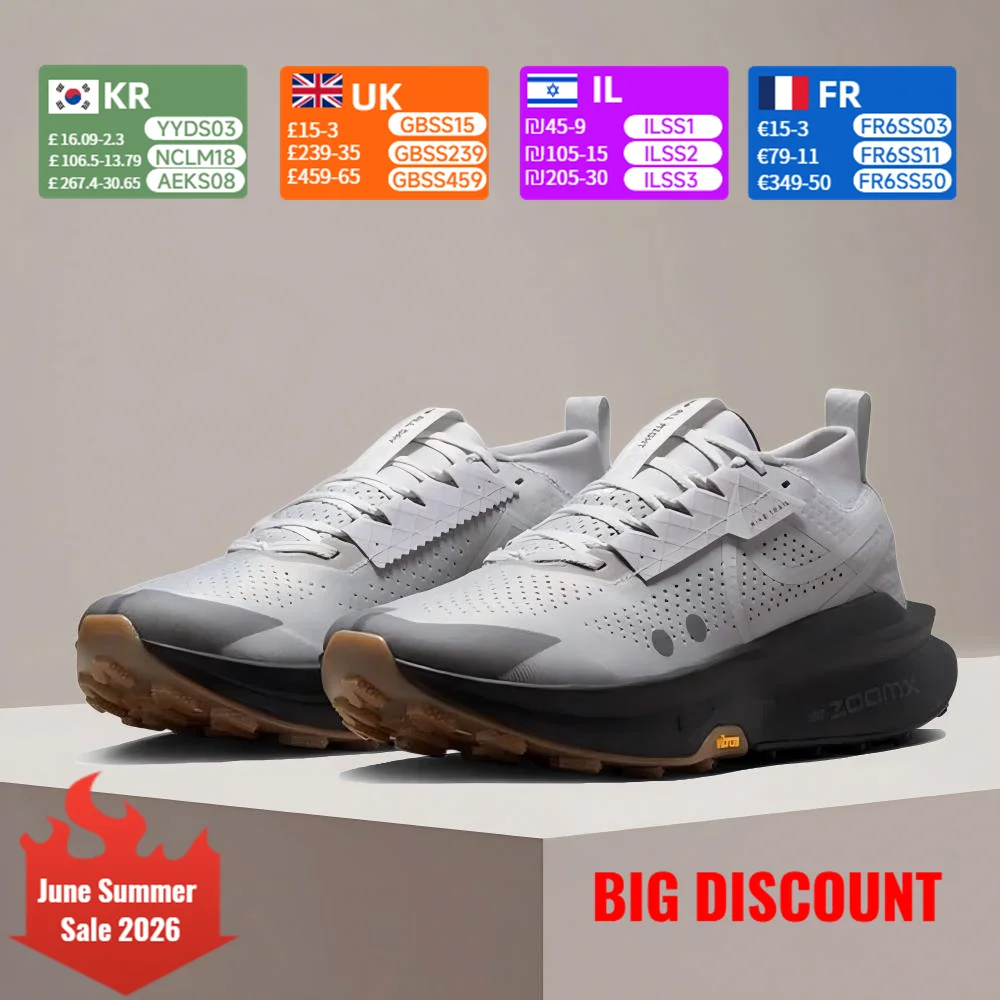 Nike ZOOMX ZEGAMA TRAIL 2 Men's Stylish Versatile Training Running Shoes Sports Anti-Slip Durable Casual Shoes IB7669-001
Nike ZOOMX ZEGAMA TRAIL 2 Men's Stylish Versatile Training Running Shoes Sports Anti-Slip Durable Casual Shoes IB7669-001