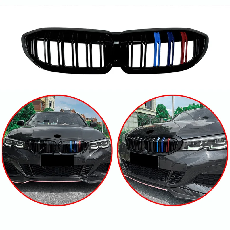 For BMW 3 Series G20 G28 2019-2022 High Quality ABS Kidney Grille 3-Color Car Color Front Grille Front Bumper Grill Glossy Black
For BMW 3 Series G20 G28 2019-2022 High Quality ABS Kidney Grille 3-Color Car Color Front Grille Front Bumper Grill Glossy Black