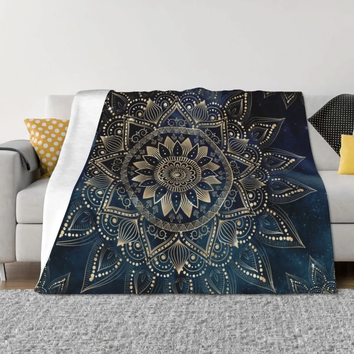 Elegant Gold Mandala Blue Galaxy Throw Blanket Cute Plaid for babies Comforter Blankets
Elegant Gold Mandala Blue Galaxy Throw Blanket Cute Plaid for babies Comforter Blankets