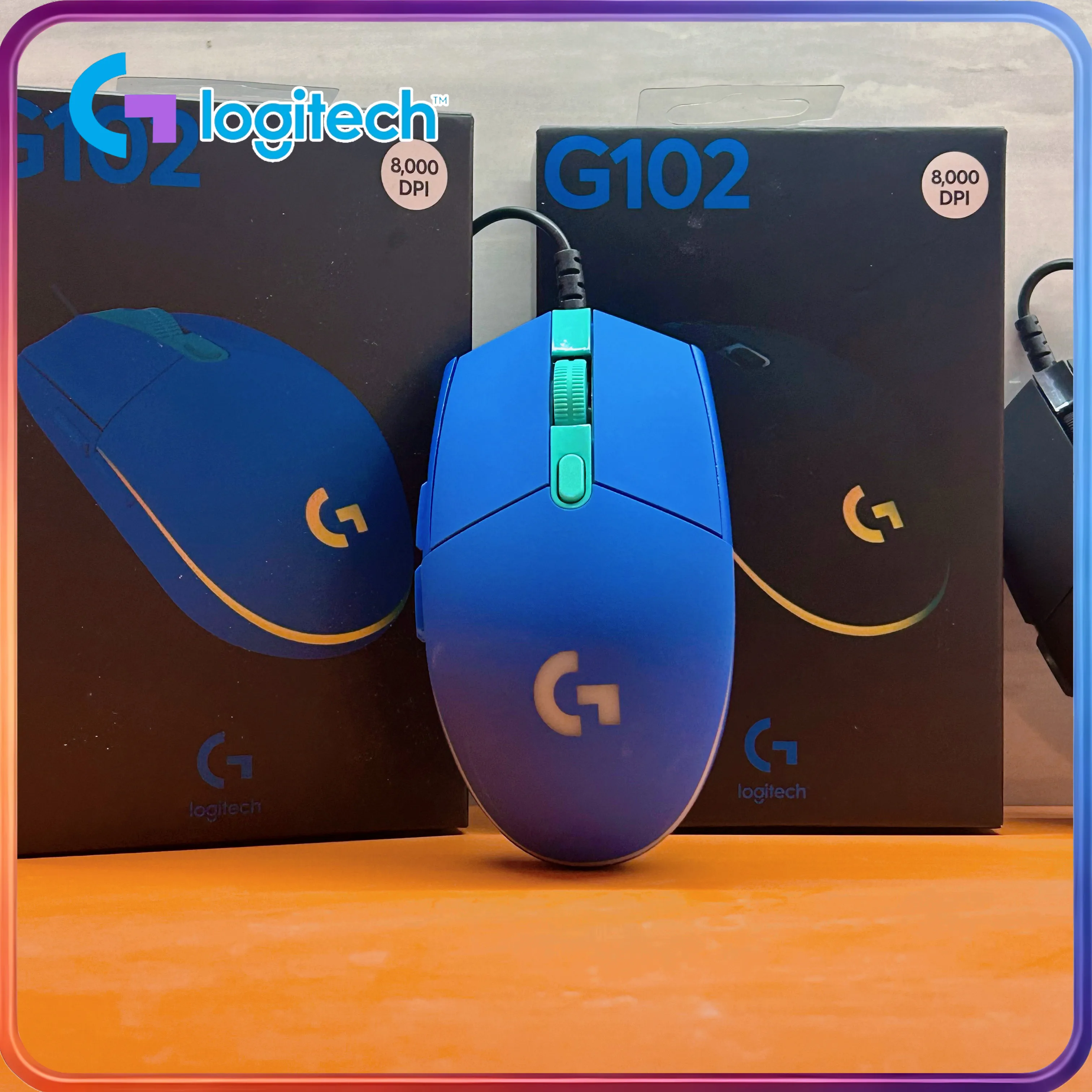 Игровая мышь Logitech G102 второго поколения, эргономичная, с RGB-подсветкой, легкая, 200-8000 DPI
Игровая мышь Logitech G102 второго поколения, эргономичная, с RGB-подсветкой, легкая, 200-8000 DPI
