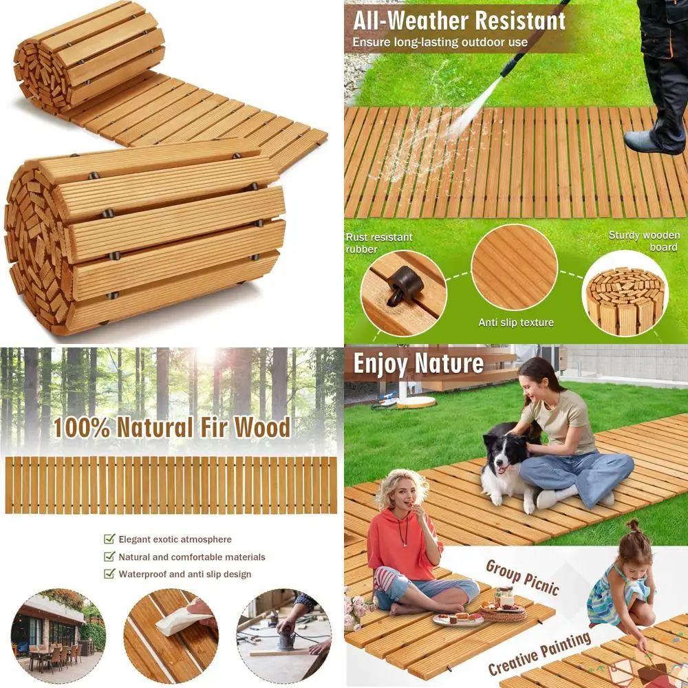 8ft wooden garden pathway,outdoor roll out decorative straight walkway,weather-resistant patio path,non-slip pavers boardwalk fo
8ft wooden garden pathway,outdoor roll out decorative straight walkway,weather-resistant patio path,non-slip pavers boardwalk fo