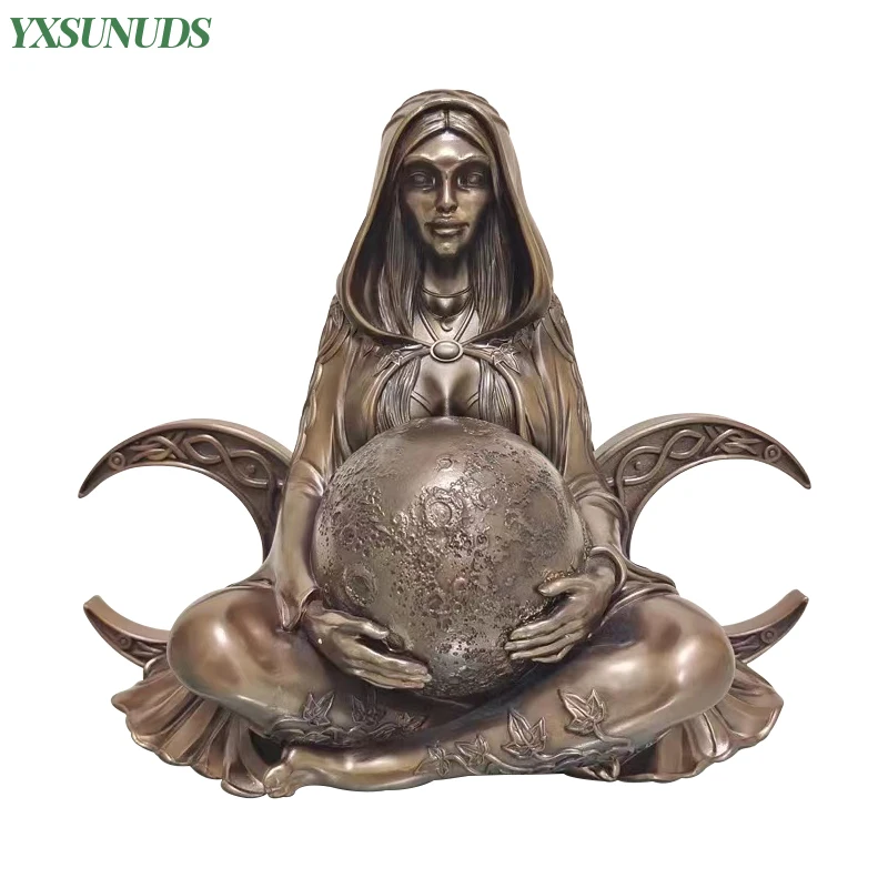 Mother of Earth Sculpture 2022 New Resin Cold Cast Copper Crafts Room Decoration Ornaments Nordic Wizard Statue Home Decor Gifts
Mother of Earth Sculpture 2022 New Resin Cold Cast Copper Crafts Room Decoration Ornaments Nordic Wizard Statue Home Decor Gifts