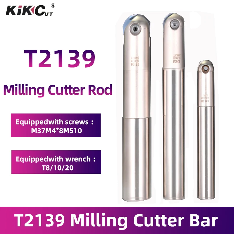 T2139 Series Tool Holder Ball End Milling Cutter Rod Precision Semicircle End Milling Cutter Rod CNC Finishing Milling Tool
T2139 Series Tool Holder Ball End Milling Cutter Rod Precision Semicircle End Milling Cutter Rod CNC Finishing Milling Tool