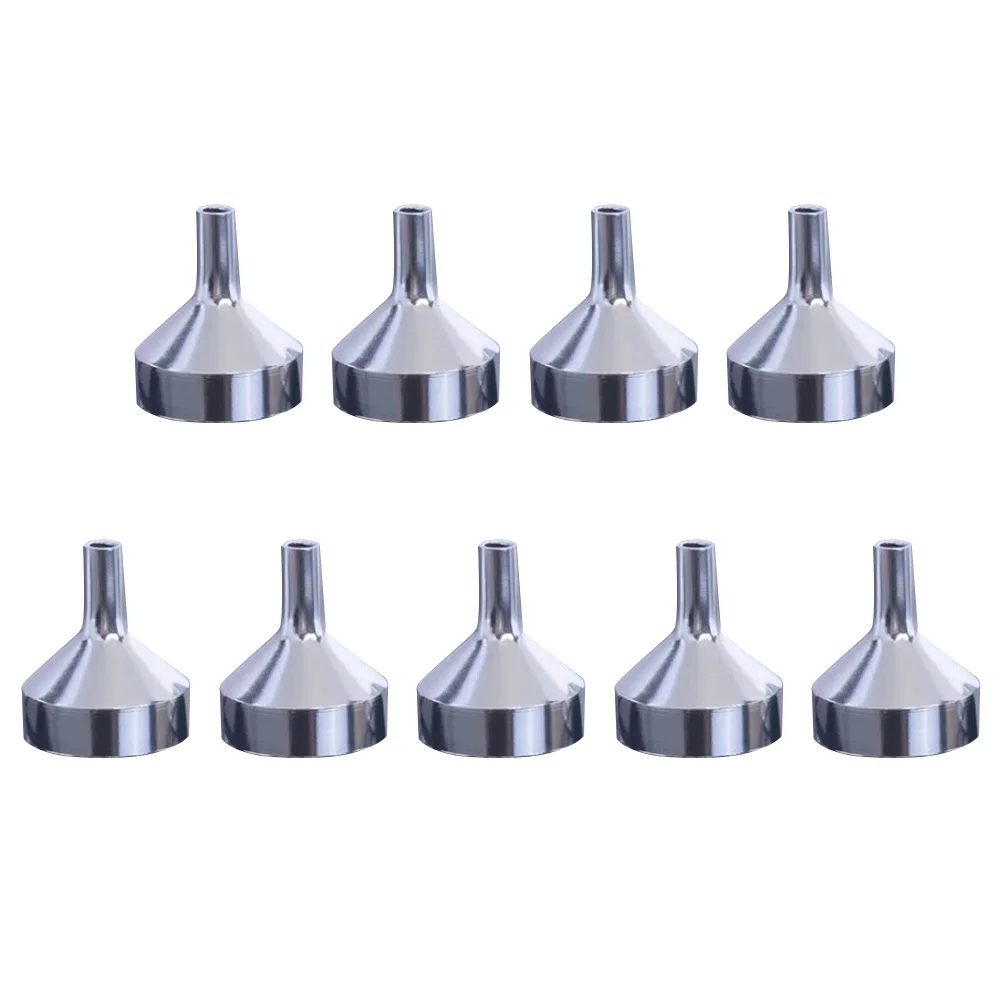 9pcs Mini Metal Funnels for Perfume Liquid Dispensing Essential Oil Transfer Tools Silver Multi function Funnels Set Small
9pcs Mini Metal Funnels for Perfume Liquid Dispensing Essential Oil Transfer Tools Silver Multi function Funnels Set Small