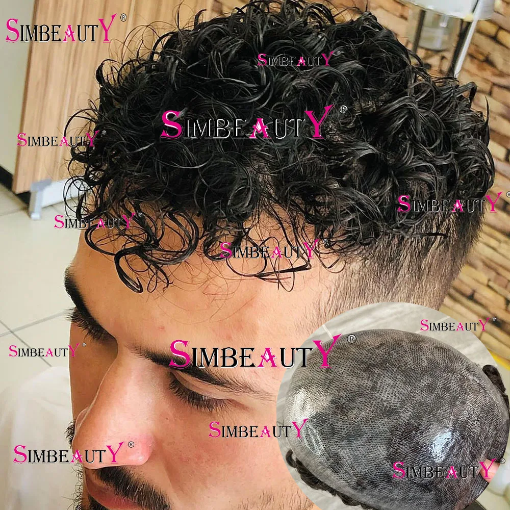 20mm Afro Curly Natural Hairline Men's Toupee Super Durable Thin Skin Wig Full PU Wave 100% Human Hair Prosthesis Hairpiece Unit
20mm Afro Curly Natural Hairline Men's Toupee Super Durable Thin Skin Wig Full PU Wave 100% Human Hair Prosthesis Hairpiece Unit