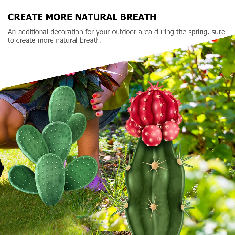 3Pcs Cactus Decoration Stakes Acrylic Yard Ground Inserted Signs Outdoor Garden Lawn nament Plants L scaping Design
3Pcs Cactus Decoration Stakes Acrylic Yard Ground Inserted Signs Outdoor Garden Lawn nament Plants L scaping Design