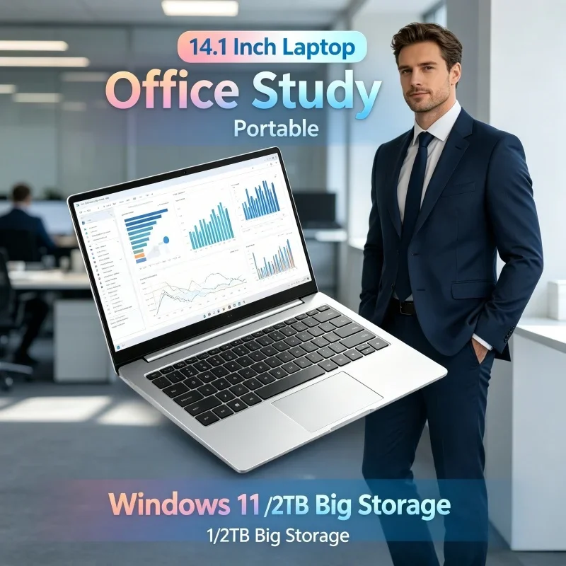 Portable 14.1 Inch High Performance Notebook Intel N3700 2TB Large Storage Win System Working Laptop
Portable 14.1 Inch High Performance Notebook Intel N3700 2TB Large Storage Win System Working Laptop