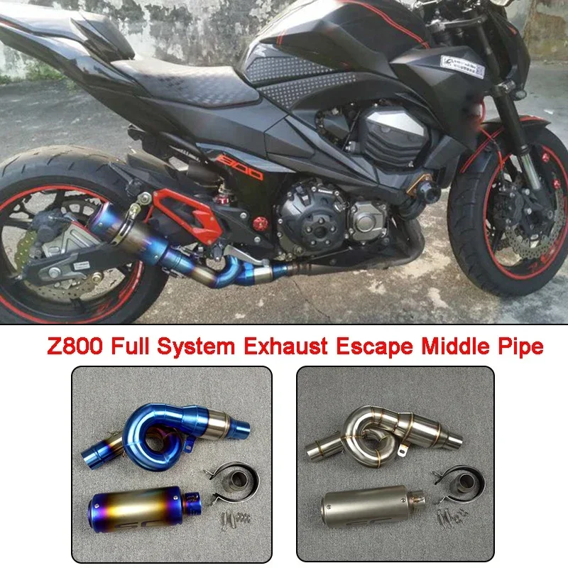 for Kawasaki Z800 Motorcycle Motorbike moto Full System Exhaust Muffler Escape Middle Link Pipe Slip on Z800 304 Stainless Steel
for Kawasaki Z800 Motorcycle Motorbike moto Full System Exhaust Muffler Escape Middle Link Pipe Slip on Z800 304 Stainless Steel