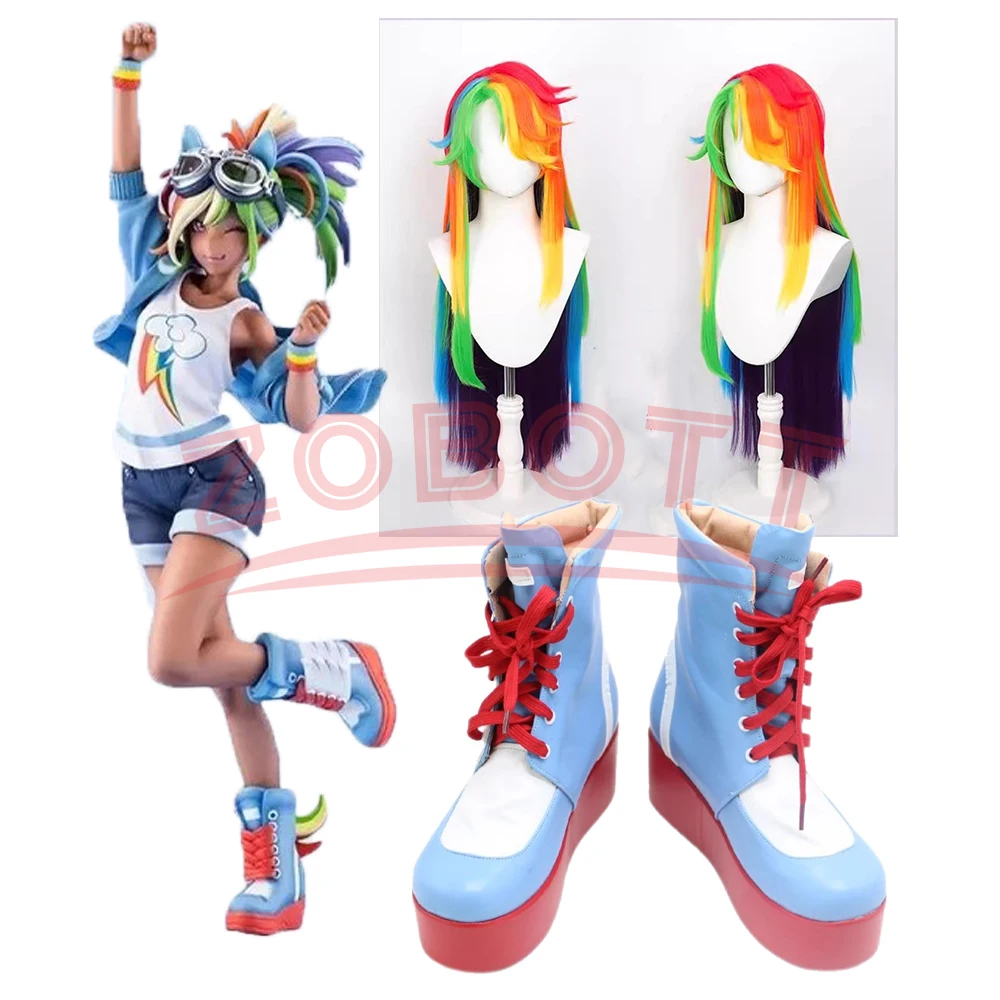 Anime RRainbow DDash Cosplay Shoes Wig Boots Game Role Play Uniform Halloween Carnival Party Outfit Christmas Props Cosplay
Anime RRainbow DDash Cosplay Shoes Wig Boots Game Role Play Uniform Halloween Carnival Party Outfit Christmas Props Cosplay