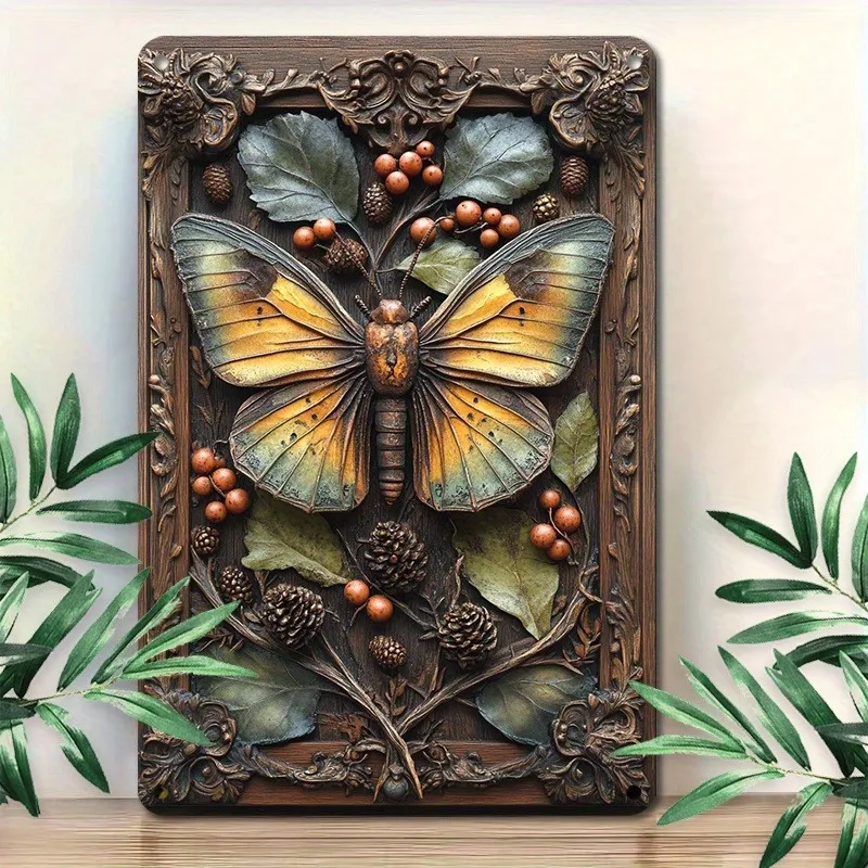 Butterfly Themed Aluminum Metal Wall Art, Ideal for Nature - Themed Home Decor, Decorative Wall Poster, 7.9x11.8" or 11.8x17.7"
Butterfly Themed Aluminum Metal Wall Art, Ideal for Nature - Themed Home Decor, Decorative Wall Poster, 7.9x11.8" or 11.8x17.7"