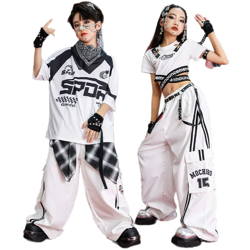 Hip Hop Kids K-pop Crop Top Street Dance Cargo Pants Pleated Skirts Girls Streetwear Children Jazz Costumes Stage Clothes Sets
Hip Hop Kids K-pop Crop Top Street Dance Cargo Pants Pleated Skirts Girls Streetwear Children Jazz Costumes Stage Clothes Sets