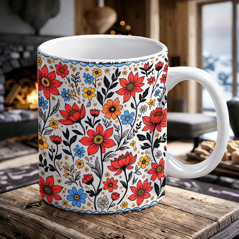 All-match Cottagecore Floral Ceramic Mug, coffee cup, milk cup, office tea cup, gift for friends, fade-resistant
All-match Cottagecore Floral Ceramic Mug, coffee cup, milk cup, office tea cup, gift for friends, fade-resistant