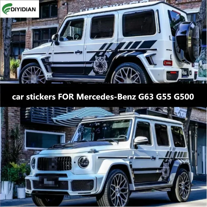 Car Body Side Vinyl Stickers FOR Mercedes-Benz G63 G55 G500 sports decoration personality Decals decoration Accessories
Car Body Side Vinyl Stickers FOR Mercedes-Benz G63 G55 G500 sports decoration personality Decals decoration Accessories