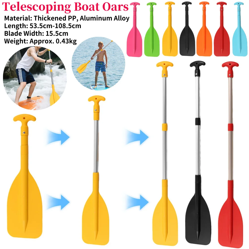Telescoping Boat Paddle Portable Durable Aluminum Boat Oars 53.5-108.5cm Adjustable Length Boat Rafting Paddle for Water Sports
Telescoping Boat Paddle Portable Durable Aluminum Boat Oars 53.5-108.5cm Adjustable Length Boat Rafting Paddle for Water Sports