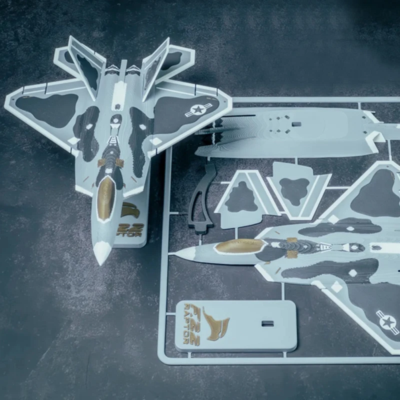 1Set Length 190mm Stealthy F-22 Raptor Combat Aircraft Model Parts Simulation Tactical Fighter Jet for DIY Assembly Enthusiasts
1Set Length 190mm Stealthy F-22 Raptor Combat Aircraft Model Parts Simulation Tactical Fighter Jet for DIY Assembly Enthusiasts