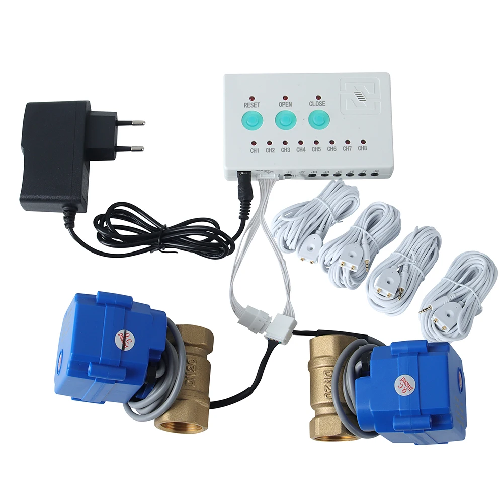 High Quality Brasss Valve DN15 DN20 DN25 Smart Water Leak Detection System with Water Leak Sensing Cable for Home Security
High Quality Brasss Valve DN15 DN20 DN25 Smart Water Leak Detection System with Water Leak Sensing Cable for Home Security