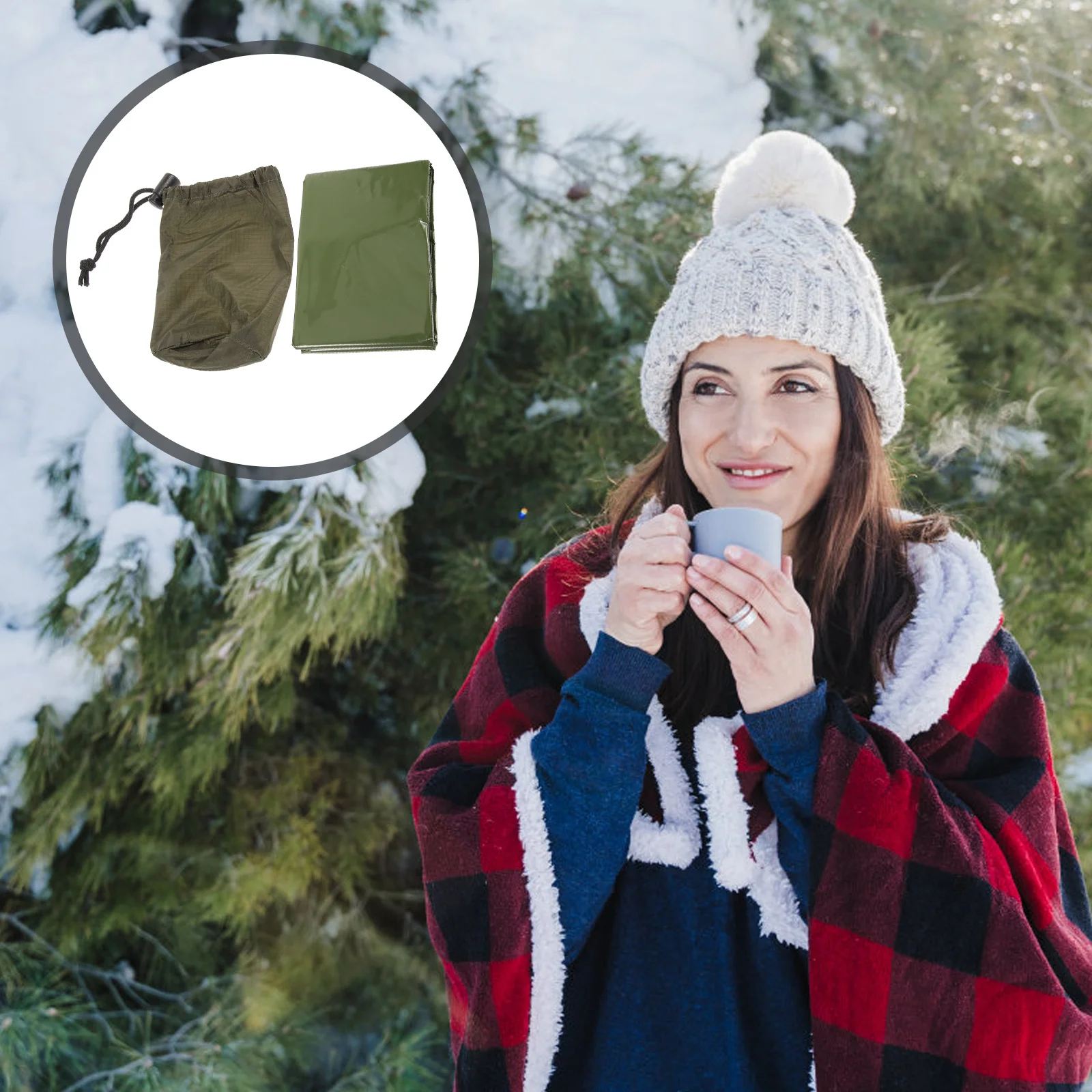 1 Set Aluminum Film Blanket Green Outdoor Camping Emergency Thermal Foil Wraps Foldable Keep Warm Survival Blanket
1 Set Aluminum Film Blanket Green Outdoor Camping Emergency Thermal Foil Wraps Foldable Keep Warm Survival Blanket