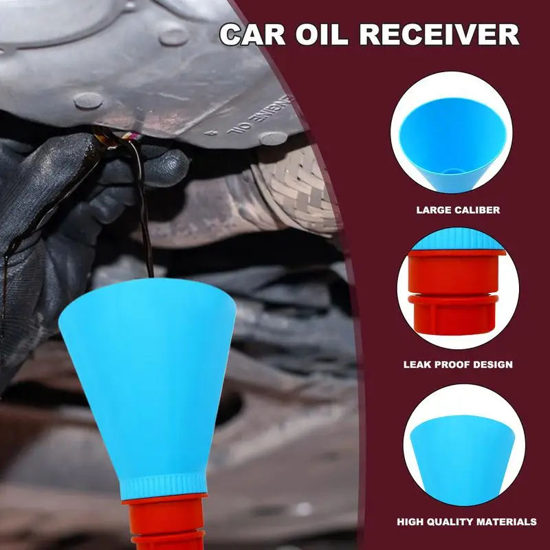 Automobile Oil Funnels Waste Oil Drain Guide Funnel Automobile Leak-Proof Spill-Proof Oil Funnel Receiver For Waste Oil Drain
Automobile Oil Funnels Waste Oil Drain Guide Funnel Automobile Leak-Proof Spill-Proof Oil Funnel Receiver For Waste Oil Drain