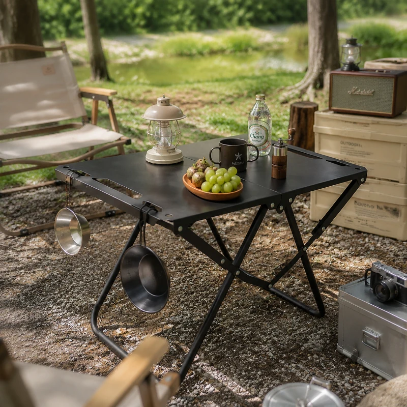 Lightweight Foldable Picnic Table, Portable Beach Camping Table with Hollow Edge, Hangable Design, Convenient for Outdoor Travel
Lightweight Foldable Picnic Table, Portable Beach Camping Table with Hollow Edge, Hangable Design, Convenient for Outdoor Travel
