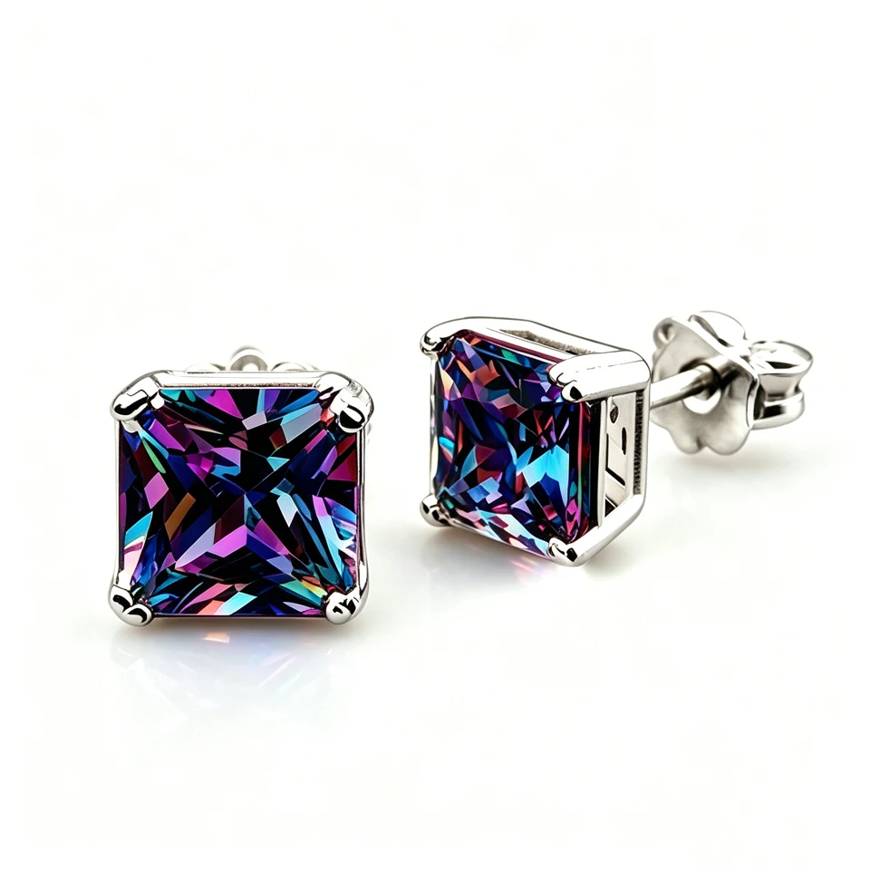 VANAXIN Square Rainbow Stud Earrings for Women Men Multicolor Zircon Earring Party Gift Daily Wear Jewelry
VANAXIN Square Rainbow Stud Earrings for Women Men Multicolor Zircon Earring Party Gift Daily Wear Jewelry