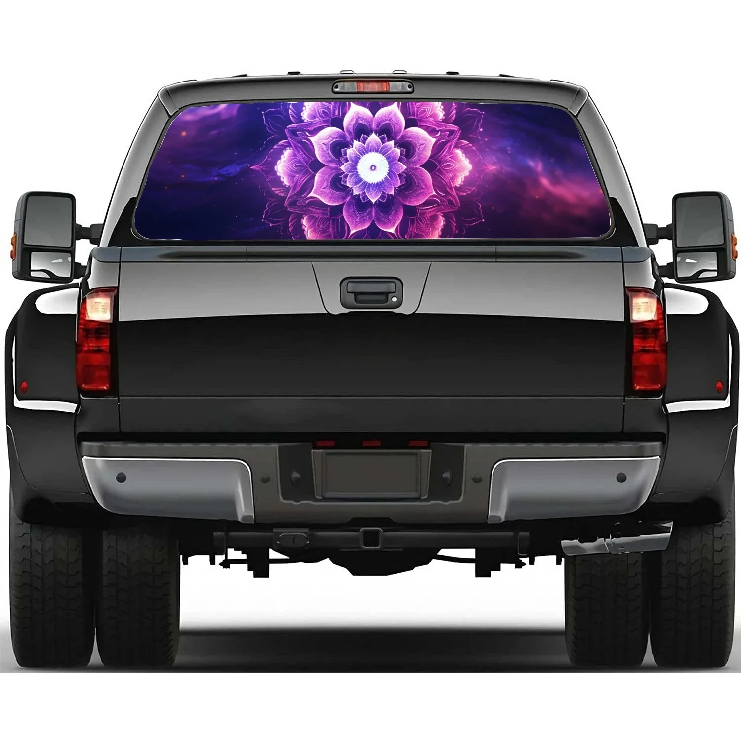 Colorful Mandala Flower Rear Window Decal Fit Pickup,Truck,Car Universal See Through Perforated Back Windows Vinyl Sticker
Colorful Mandala Flower Rear Window Decal Fit Pickup,Truck,Car Universal See Through Perforated Back Windows Vinyl Sticker