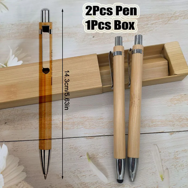 2Pcs Pen Bamboo Ballpoint Pen Stylus Contact Pen Office & School Supplies Pens & Writing Supplies Gifts-Black Ink
2Pcs Pen Bamboo Ballpoint Pen Stylus Contact Pen Office & School Supplies Pens & Writing Supplies Gifts-Black Ink