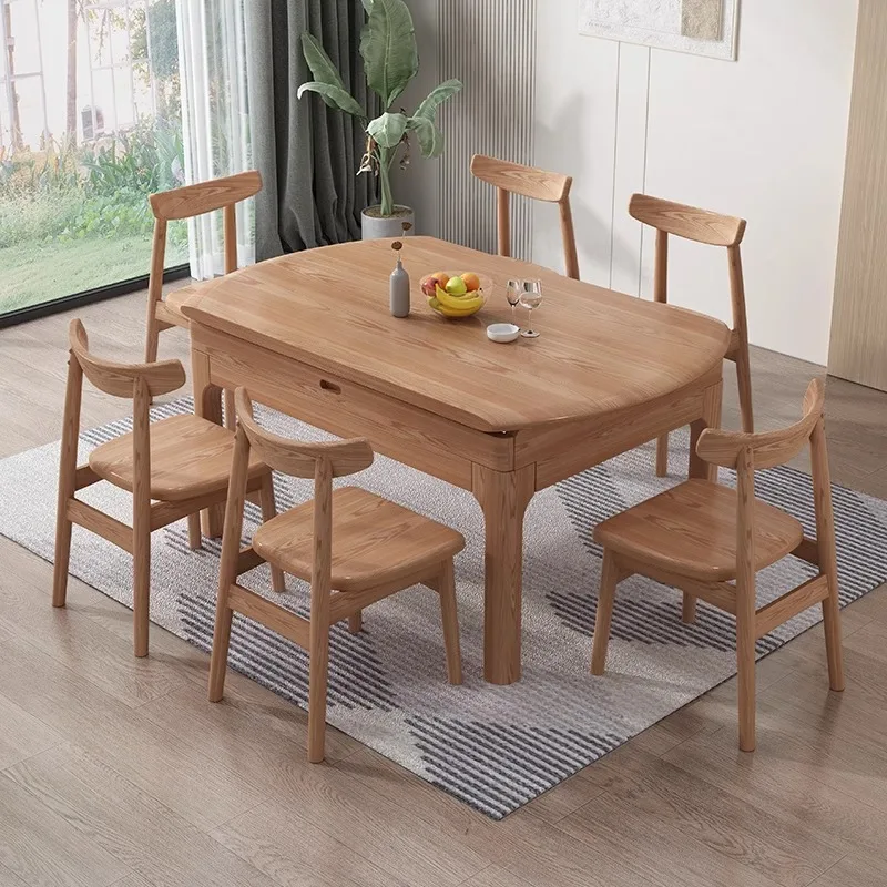Customizable Nordic Ash Multifunctional Household Folding Retractable Round Table
Customizable Nordic Ash Multifunctional Household Folding Retractable Round Table