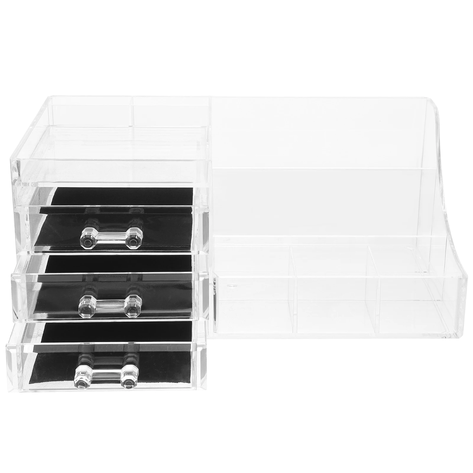 Desktop Organizer Tray Makeup Storage Box With Drawers Multifunctional Organizer Clear Desk Holder For Office
Desktop Organizer Tray Makeup Storage Box With Drawers Multifunctional Organizer Clear Desk Holder For Office