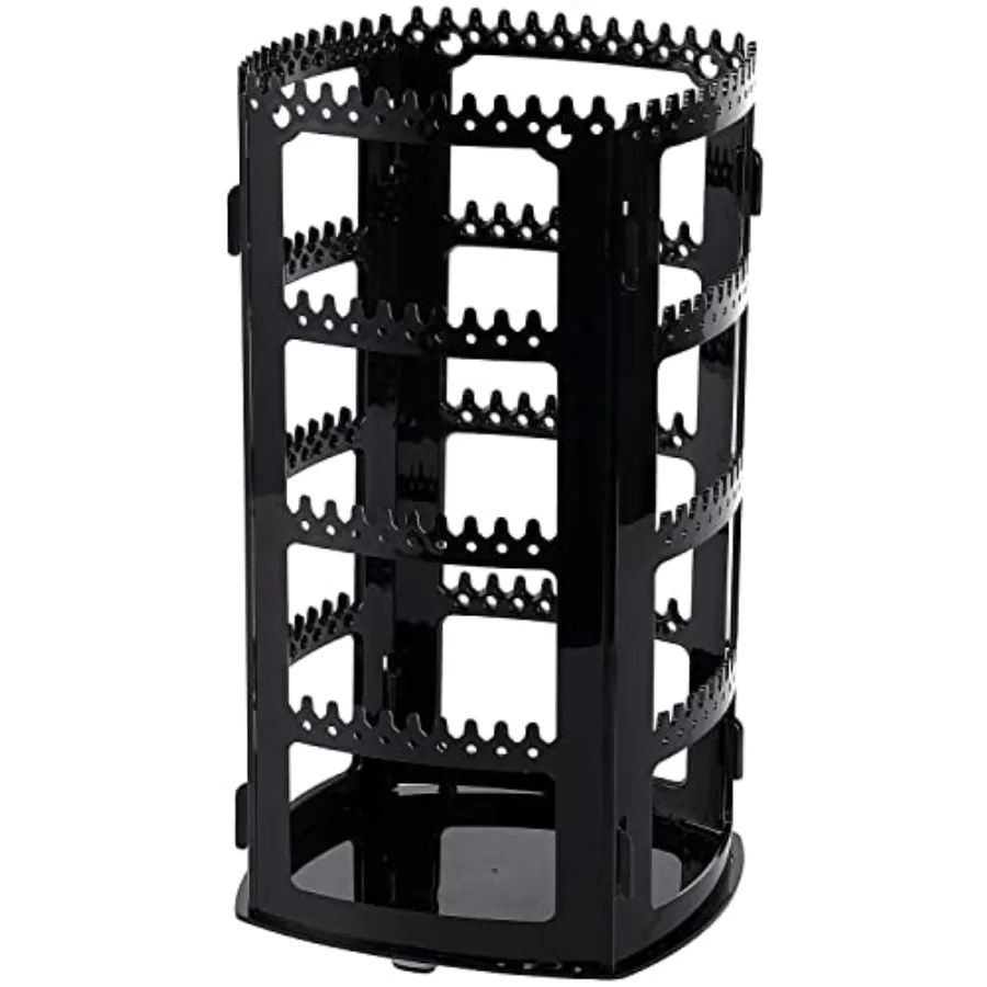 360 Rotating Earring Holder and Jewelry Organizer, 4 Tiers Jewelry Rack Display Classic Stand, 156 Holes and 160 Grooves for Ne
360 Rotating Earring Holder and Jewelry Organizer, 4 Tiers Jewelry Rack Display Classic Stand, 156 Holes and 160 Grooves for Ne