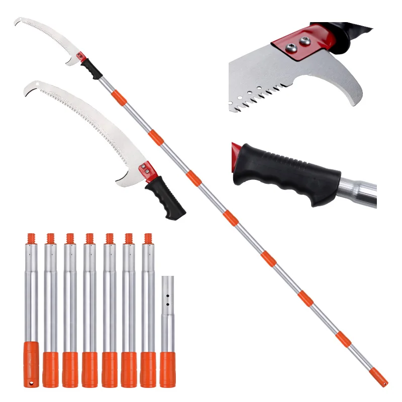 High Reach High Quality Industrial Grade Lightweight Telescopic Professional Long 3m OEM Tree Hand Pruning Pole Saw
High Reach High Quality Industrial Grade Lightweight Telescopic Professional Long 3m OEM Tree Hand Pruning Pole Saw