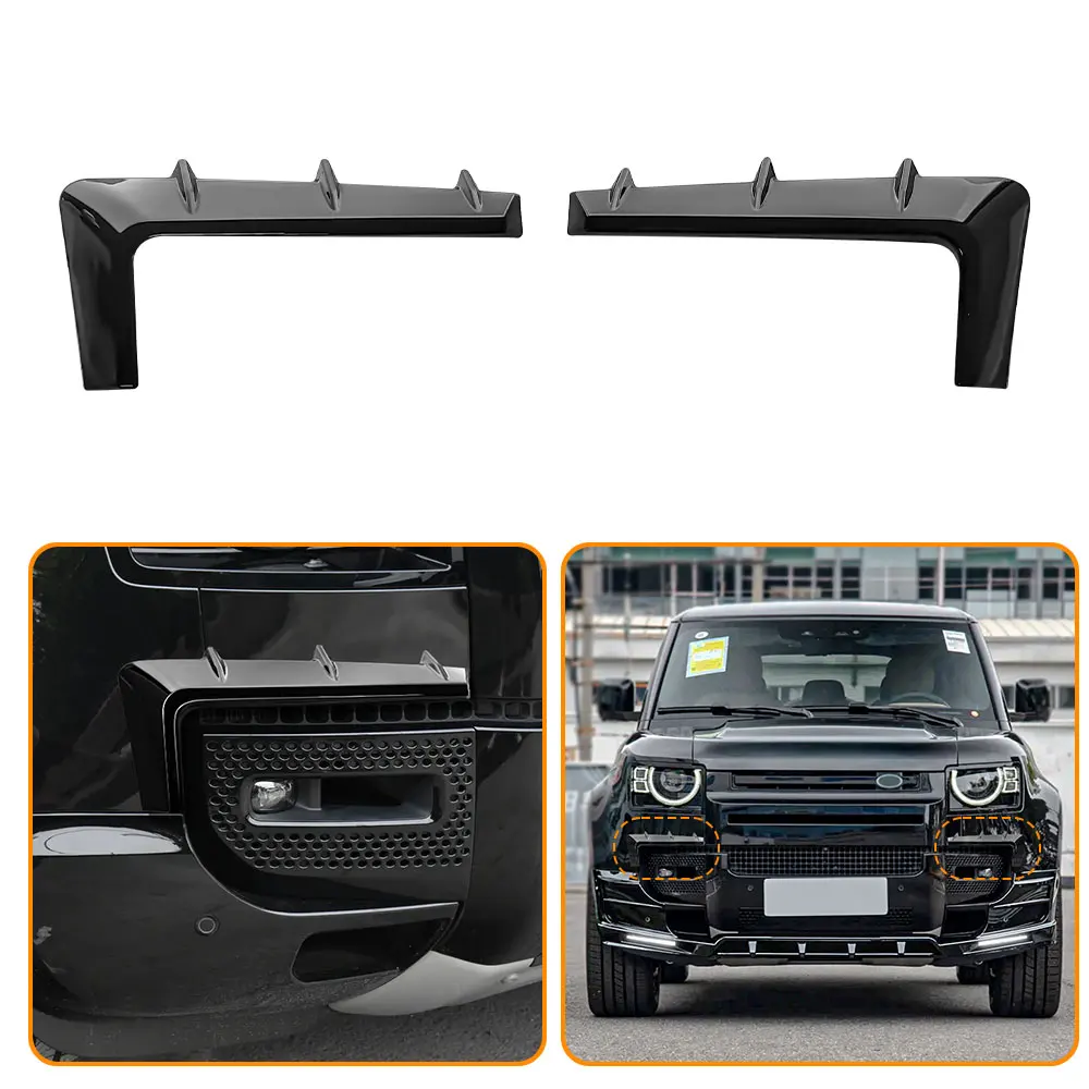Pair For Land Rover Defender 2020-2025 Gloss Black Front Fog Lamp Light Strip Trim
Pair For Land Rover Defender 2020-2025 Gloss Black Front Fog Lamp Light Strip Trim