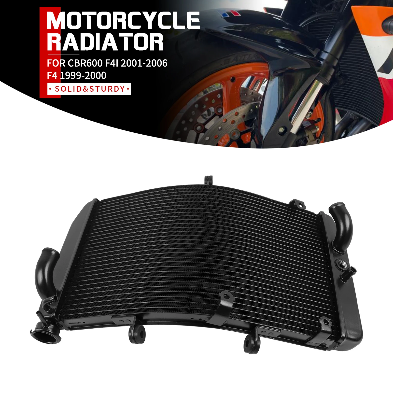 For HONDA CBR600 F4I CBR 600 2001- 2005 2006 F4 1999-2000 Motorcycle Aluminium Radiator Water Tank Cooler Cooling Protection
For HONDA CBR600 F4I CBR 600 2001- 2005 2006 F4 1999-2000 Motorcycle Aluminium Radiator Water Tank Cooler Cooling Protection