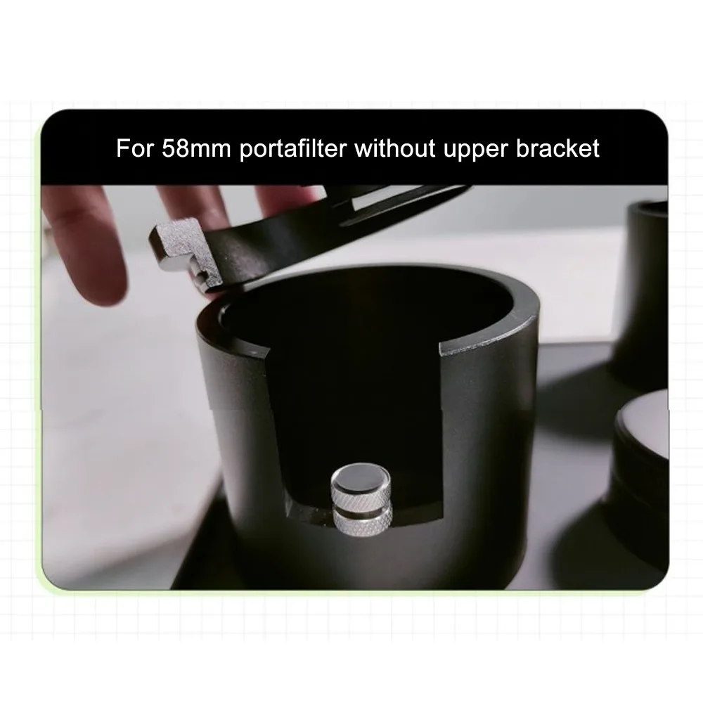 Aluminum Alloy Portafilter Holder Black Color 51mm 53mm 58mm Tamping Station Base Design Adjustable Tamper Stand
Aluminum Alloy Portafilter Holder Black Color 51mm 53mm 58mm Tamping Station Base Design Adjustable Tamper Stand
