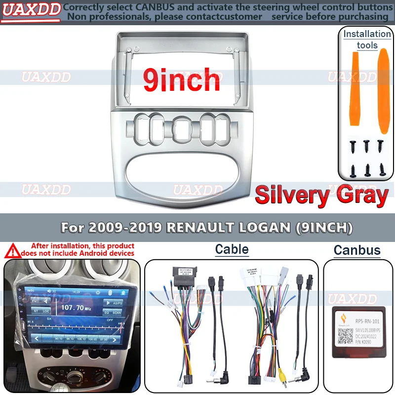 2 Din Car Interior stereo radio Android For 2009-2019 RENAULT LOGAN 9INCH frame Kit panel Center fascia cable video harness box
2 Din Car Interior stereo radio Android For 2009-2019 RENAULT LOGAN 9INCH frame Kit panel Center fascia cable video harness box