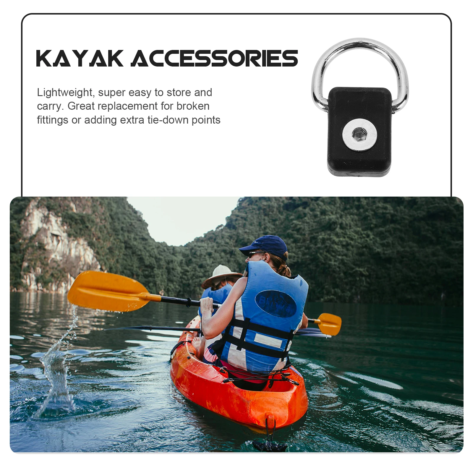 6 Pcs D-shaped Buckle Boat Rope Fixing Canoe Paddle Clip Marine Cord Rings Pull Plastic Fixator Kayak Buckles
6 Pcs D-shaped Buckle Boat Rope Fixing Canoe Paddle Clip Marine Cord Rings Pull Plastic Fixator Kayak Buckles