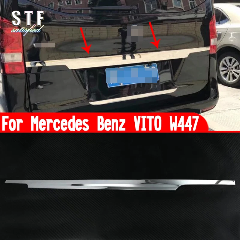 Аксессуары для автомобилей Mercedes Benz VITO W447 2016-2021, крышка багажника из нержавеющей стали, декоративные наклейки
Аксессуары для автомобилей Mercedes Benz VITO W447 2016-2021, крышка багажника из нержавеющей стали, декоративные наклейки