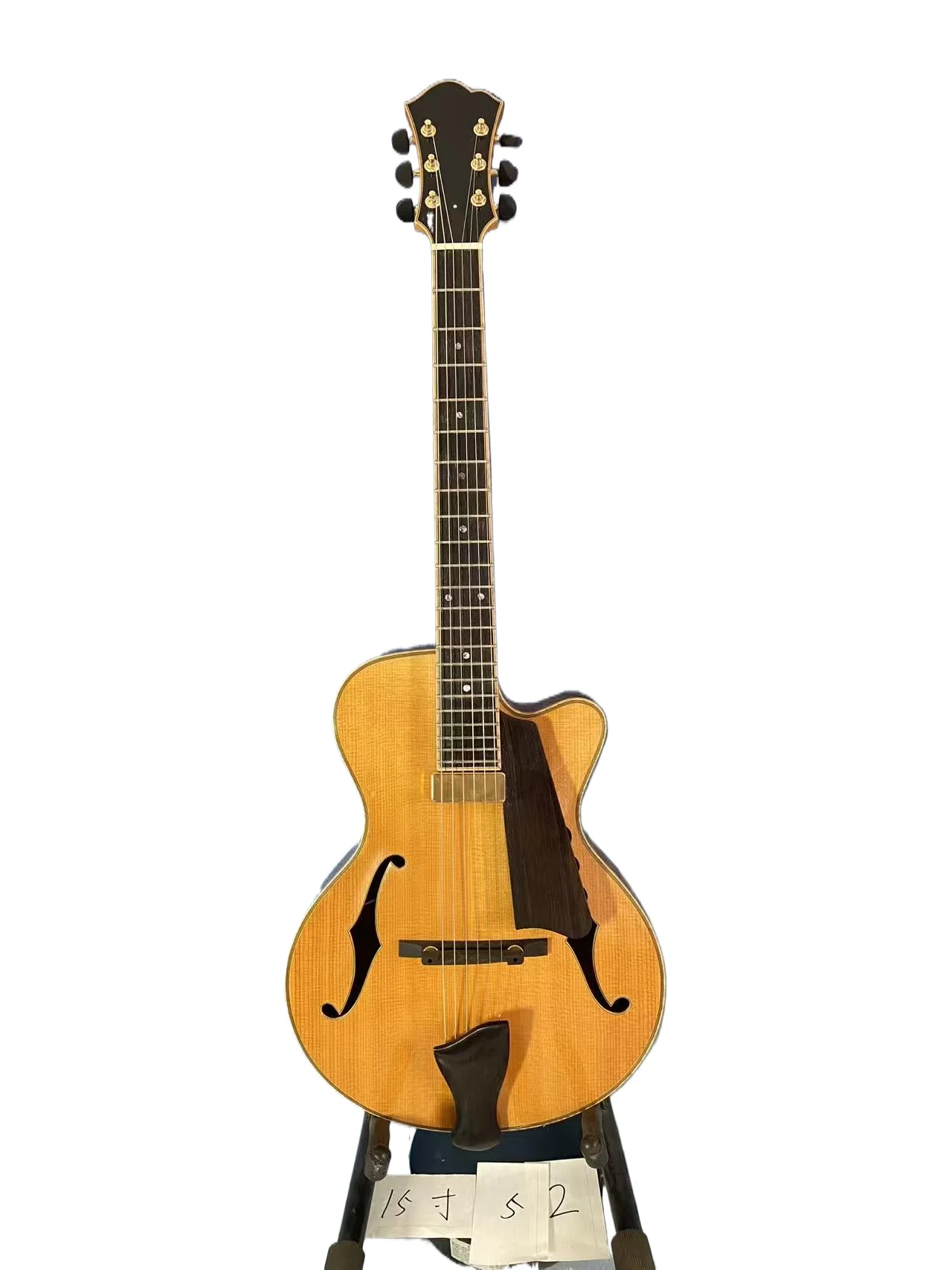 Acoustic Guitar YZA25 with Jazz Archtop Hollow Solid Maple Body Gloss Finish Ebony Fingerboard
Acoustic Guitar YZA25 with Jazz Archtop Hollow Solid Maple Body Gloss Finish Ebony Fingerboard