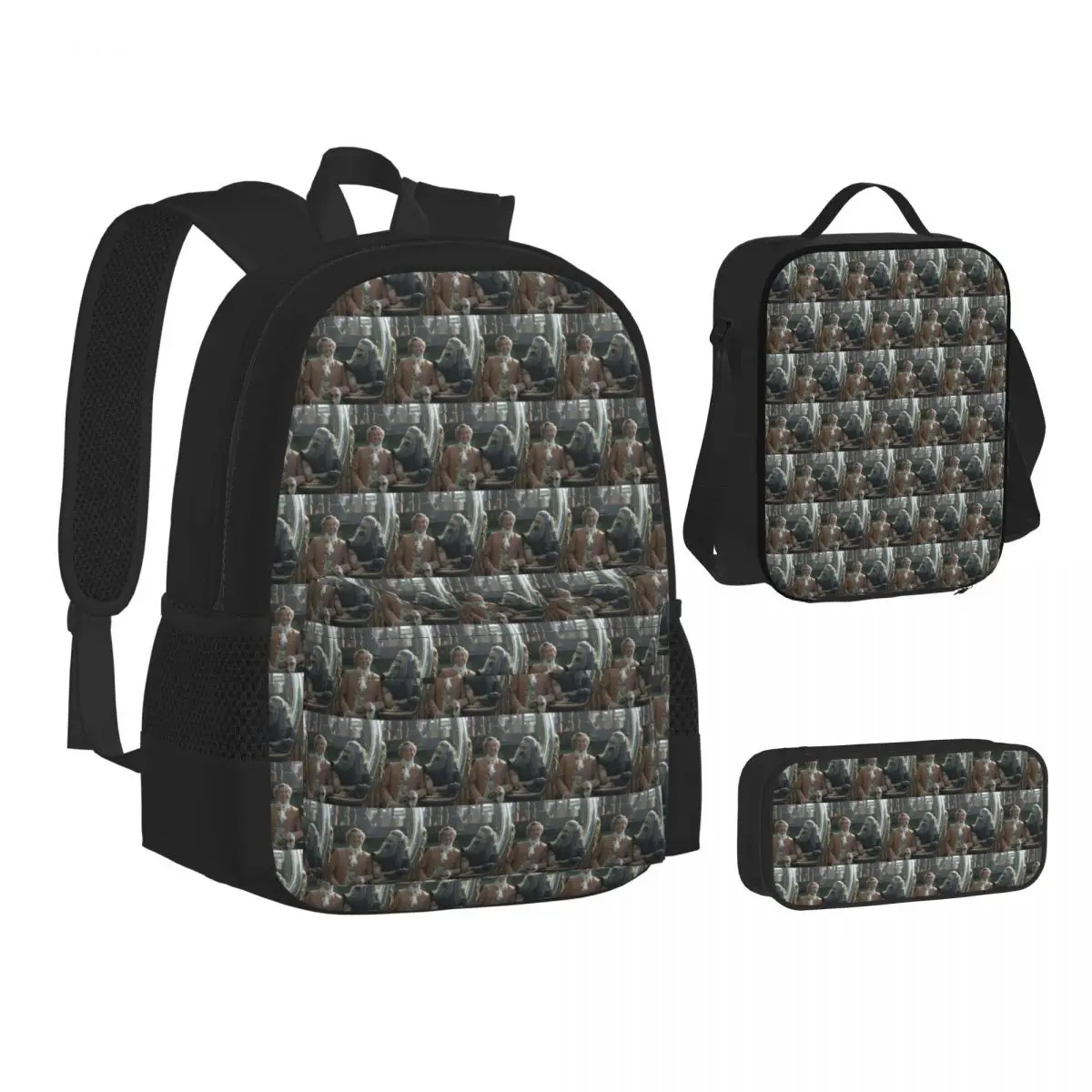 Gentlebeard Blackbeard Stede Bonnet Backpacks Bookbag Children School Bags Kids Rucksack Lunch Bag Pen Bag Three-Piece Set
Gentlebeard Blackbeard Stede Bonnet Backpacks Bookbag Children School Bags Kids Rucksack Lunch Bag Pen Bag Three-Piece Set