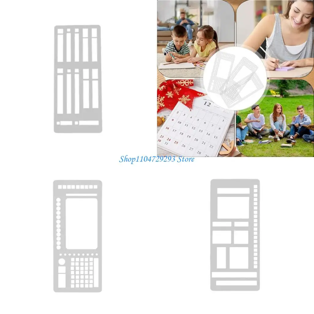 Y2GD 9 шт. Гибкие акриловые шаблоны планирования с несколькими визуальными дизайнами календаря
Y2GD 9 шт. Гибкие акриловые шаблоны планирования с несколькими визуальными дизайнами календаря